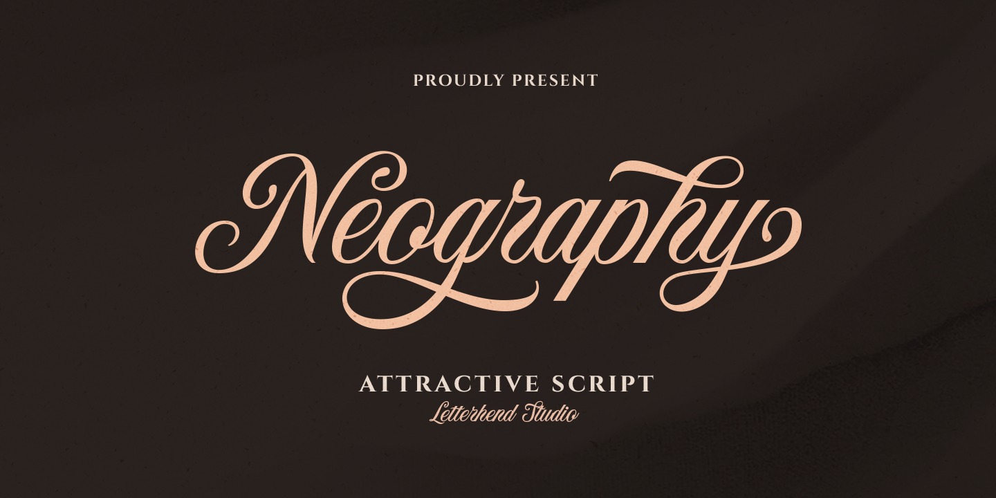 Neography Font preview